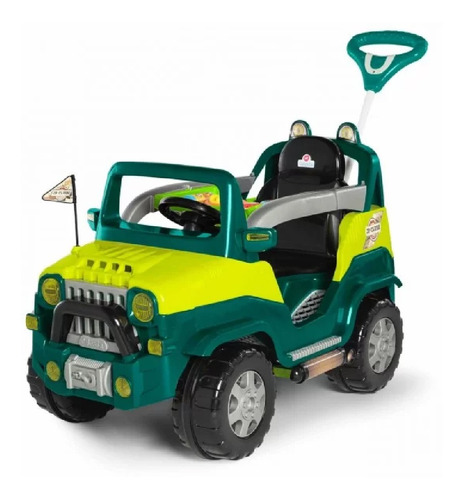 Mini Veículo Infantil Diipi Verde Da Calesita Tateti 1027