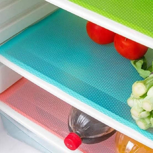 Imagen 3 de 9 de Tapete Mantel Refrigerador Lavable Repisa Refri Alacena