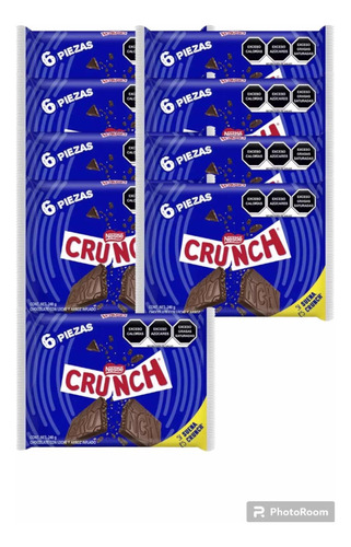 Chocolate Crunch Azul Nestle 48 Pz 40 G C/u