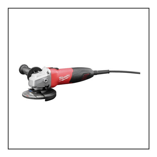 Esmeriladora Angular Milwaukee 6130-33 Roja 750 W 120 V Color Rojo