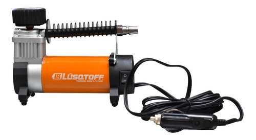 Imagen 3 de 10 de Compresor Inflador Lusqtoff 12v + Acces Maletin Auto Camione