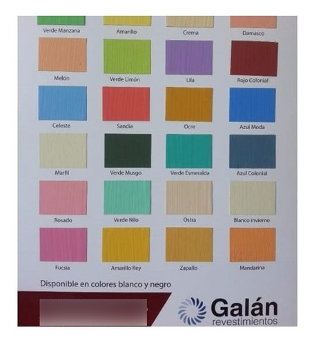 Marca Galánlátex Galón De 4 Lts Cubre 35 Mt2 Interior Matte 