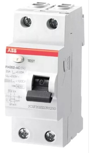 Interruptor Diferencial 2p 25a Abb 1tmf202006r1250