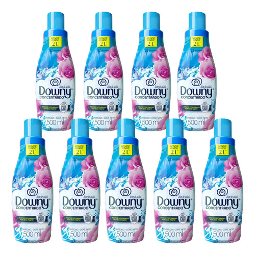 Pack 9 Suavizante De Ropa Downy Concentrado Todos Los Aromas
