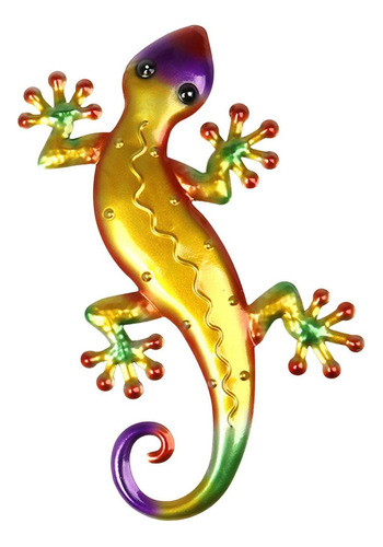 1111 Decoración De Pared Gecko Escultura Colgante For Jardín