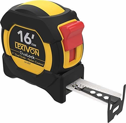 16ft-5m Dualock Tape Measure | 1-inch Wide Blade With Nylon 