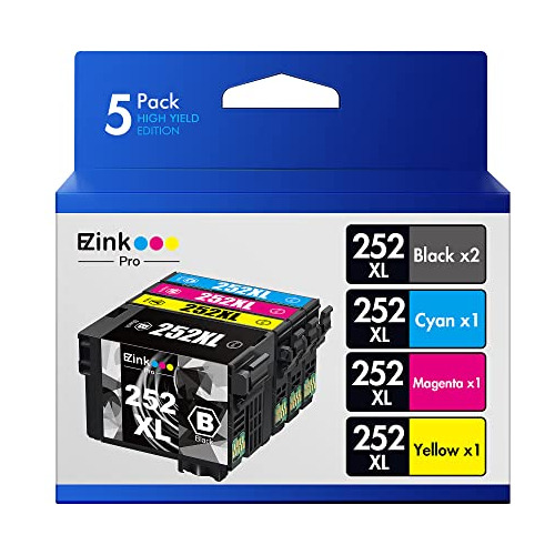 S De Tinta  S 252xl De Repuesto Epson 252 T252 Xl Impre...