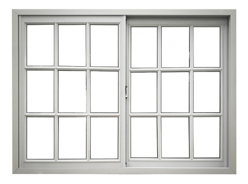 Ventana De Aluminio 150 X 110 Linea Herrero Vidrio Repartido