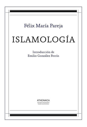 Islamologia 2vol - Pareja, Felix Maria