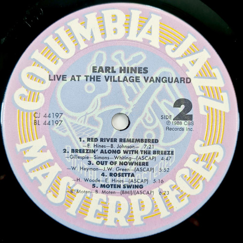 Earl Hines - Live At The Village Vanguard 1988 Usa Vinilo Lp (Usado)