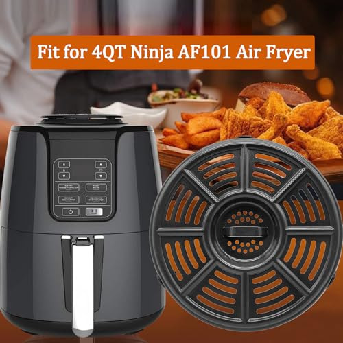 4qt Bandeja De Parrilla Para Ninja Af101 De 4 Cuartos, Air F