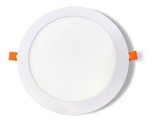 Lampara Panel Led Redondo Empotrar 24w 85/265v Luz Cálida