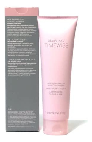 Mary Kay Timewise Age Minimize 3d 4-in-1 Limpiador, Nornal/.