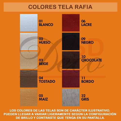 Imagen 2 de 7 de Tela Rafia Para Manteles, Cortinas, Fundas 3 M Ancho Sd Deco