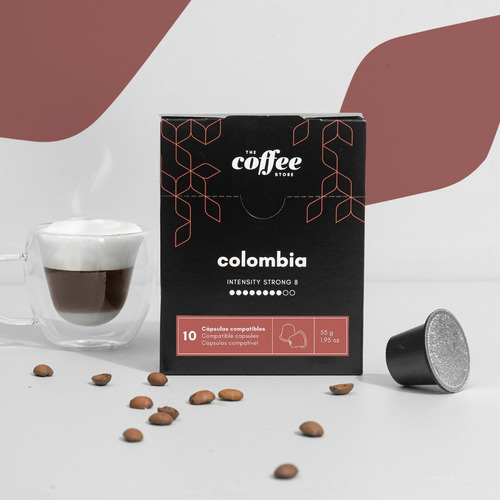 Imagen 2 de 7 de Capsulas The Coffee Store Compatible Nespresso Caja X 10 Cap