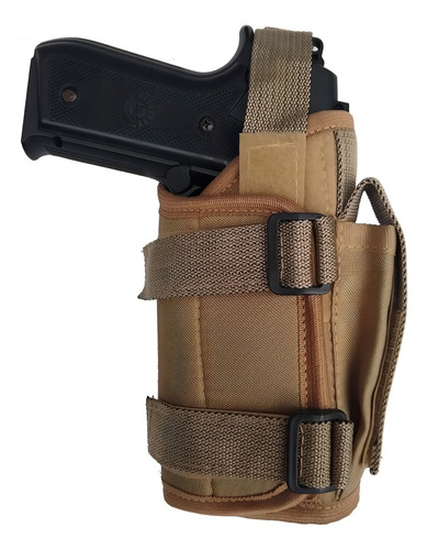 Funda táctica modular universal Molle, verde oliva, bronceado, coyote, guía para la mano derecha