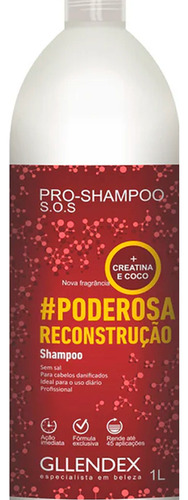 Gllendex Poderosa Reconstruccion Coco Shampoo + Enjuague 1l