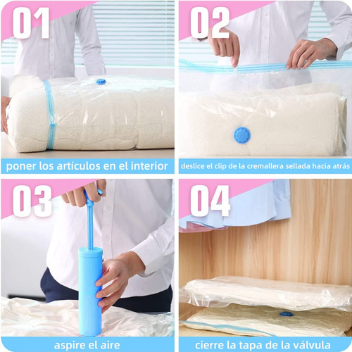 Bolsas De Almacenamiento Al Vacío, 11 Pack Reutilizables