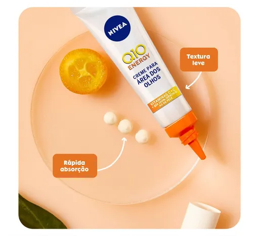 Creme Antissinais Área Dos Olhos Q10 Vitamina Com 15g Nivea Tipo de pele Normal