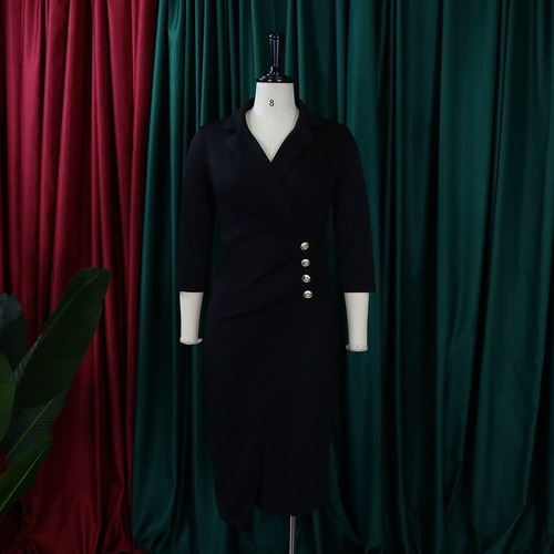 Vestido Lápiz Formal De Mujer De Corte Ajustado