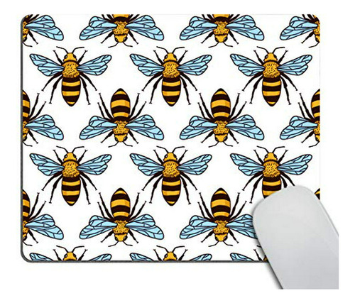 Las Abejas Amarillas Mousepad Antideslizante De Goma Del Rat