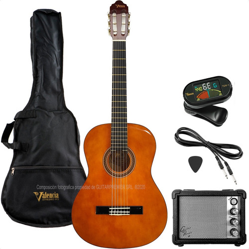 Guitarra Electrocriolla + Ampli + Funda + Pua + Cable Combo