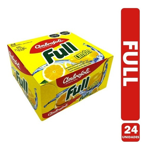 Caramelo Full Limon Ambrosoli  Caja 24 Unidades