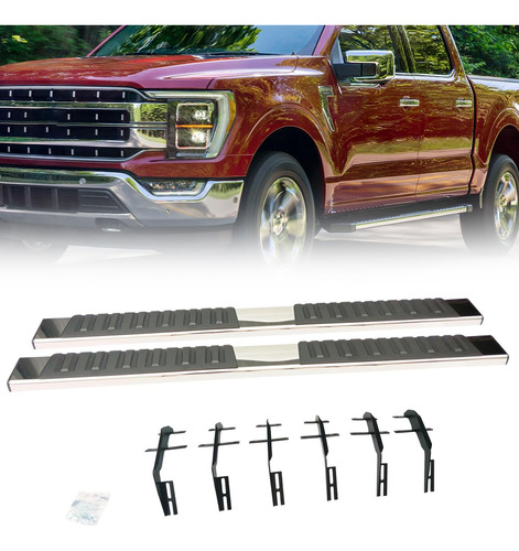 Lzwell Estribo Para Super Duty Acero Inoxidable Escalon