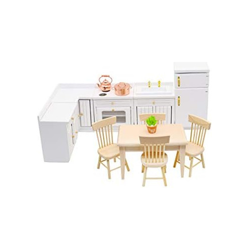 Set De Muebles Miniatura De Cocina Escala 1