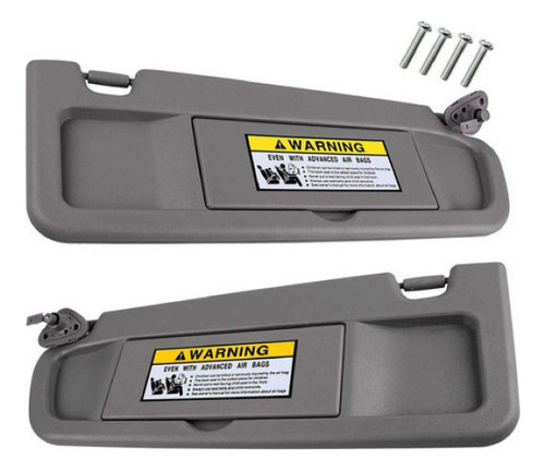 Par De Parasoles Atlas Gris Para Honda Civic 2006-2011