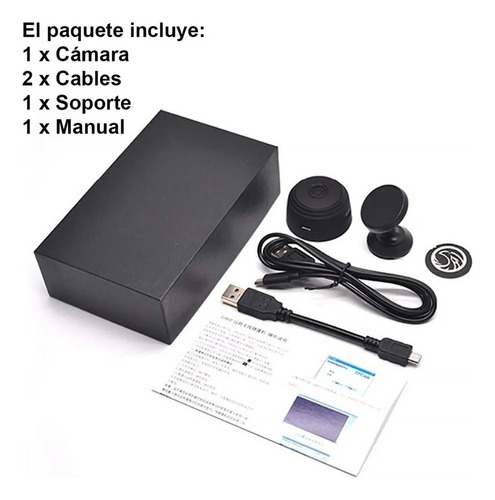 Câmera Wifi 4,5 Cm Com Ímã De Bateria Use Spy Drone K2