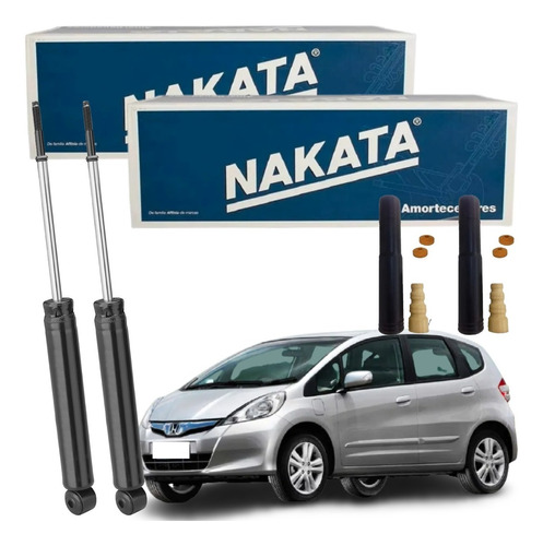 Kit Amortecedor Traseiro Honda Fit 1.4 1.5 2009 A 2014