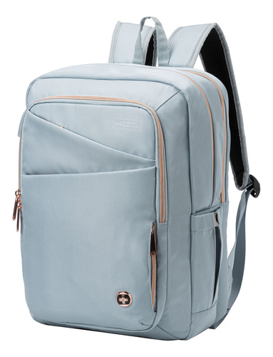 Swissdigital Mochila Para Laptop Para Hombre, Azul Teal, Mod