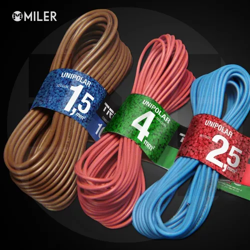 Pack X2 Rollo Cable Unipolar Trefilcon 2.5mm 100 Mts