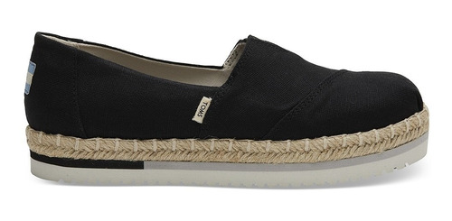 Calzado Toms Heritage Black Plataforma Negro