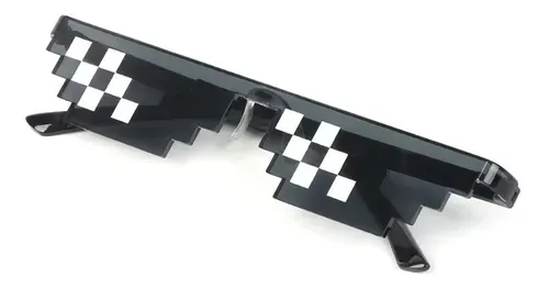 Gafas Pixeladas Thug Life Meme 8 Bits Retro Geek Gamer
