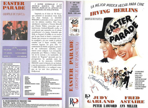 Desfile De Pascua Vhs Fred Astaire Judy Garland