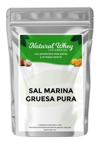 Sal Marina Gruesa Pura 1 Kilo