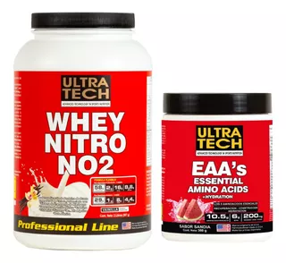 Whey Nitro No2 + Eaa's Aminoácidos Esenciales Ultra Tech
