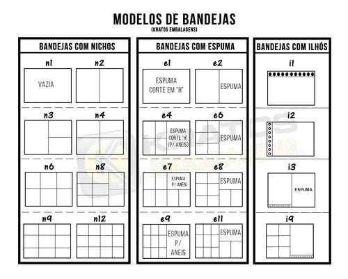 Bandeja Grande Jóias Courino C/ Veludo (37x27cm) Com Capa
