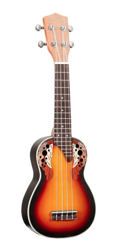 Ukelele Suzuki 21p Electroacústico Sunburst