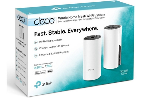 Router Sistema Wifi Tp-link Mesh Gigabit Deco M4 2pack