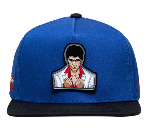 Gorra Jc Hats Fuck Blue Snapback Original Placa Metálica 