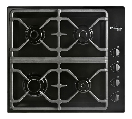 Anafe a gas Florencia 6747N negro 220V