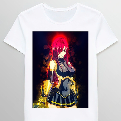 Remera Erza Scarlet Fairy Tail Fanart Anime Waifu 143909909