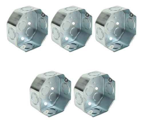 Caja Octagonal De 4 X 4 Reforzada  Igesa (5 Piezas)