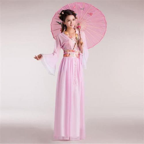 Ropa De Pastoral Y Tejedora For Niña Qixi Hanfu Disfraz Antiguo For Mujer Hada Elegante Gasa De Manga Ancha Primavera Fresca Y Elegante Danza Guzheng