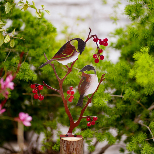 Estacas De Metal M3yard Para Decoración De Pájaros Para Jard