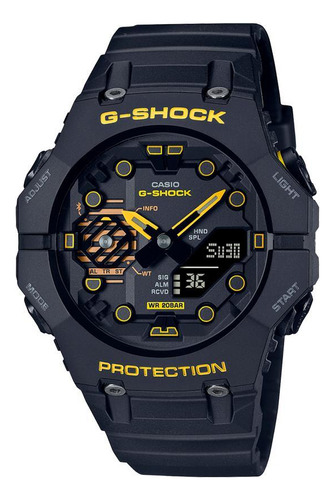 Relógio G-shock Caution Yellow Carbon Core - Ga-b001cy-1adr