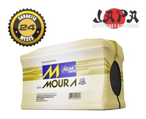 Bateria Start Stop Moura 80 Amperes 12v Bmw 328i 2015 2016